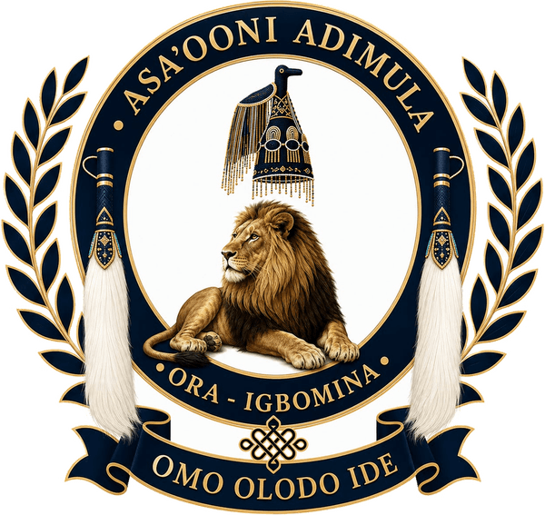 Crest of the Asa'Ooni of Ora-Igbomina