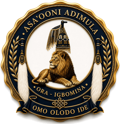 Crest of the Asa'Ooni of Ora-Igbomina